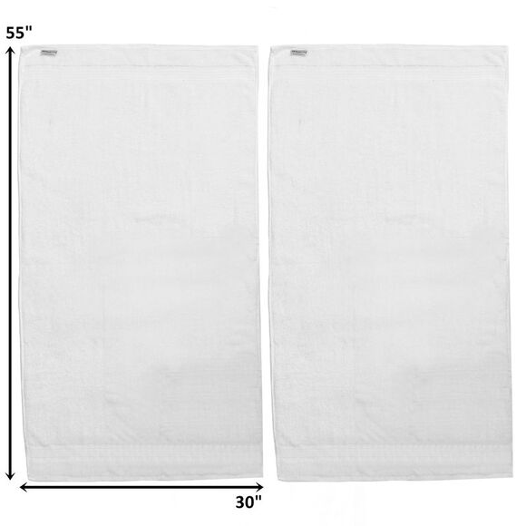 Alpine Swiss 100% Cotton 2 Piece Towel Set Soft Absorbent Face Hand Bath Towels - Picture 2 of 6